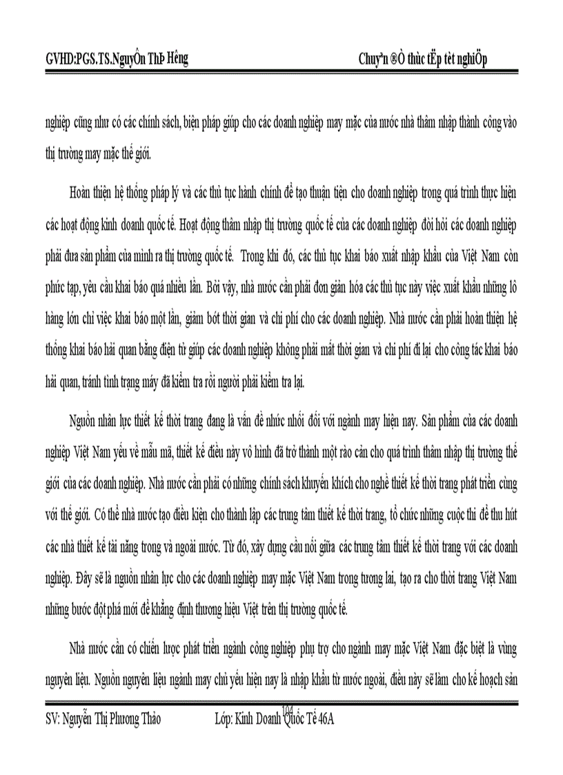 image for page Thâm nhập thị trường may mặc thế giới của công ty cổ phần may Đức Giang