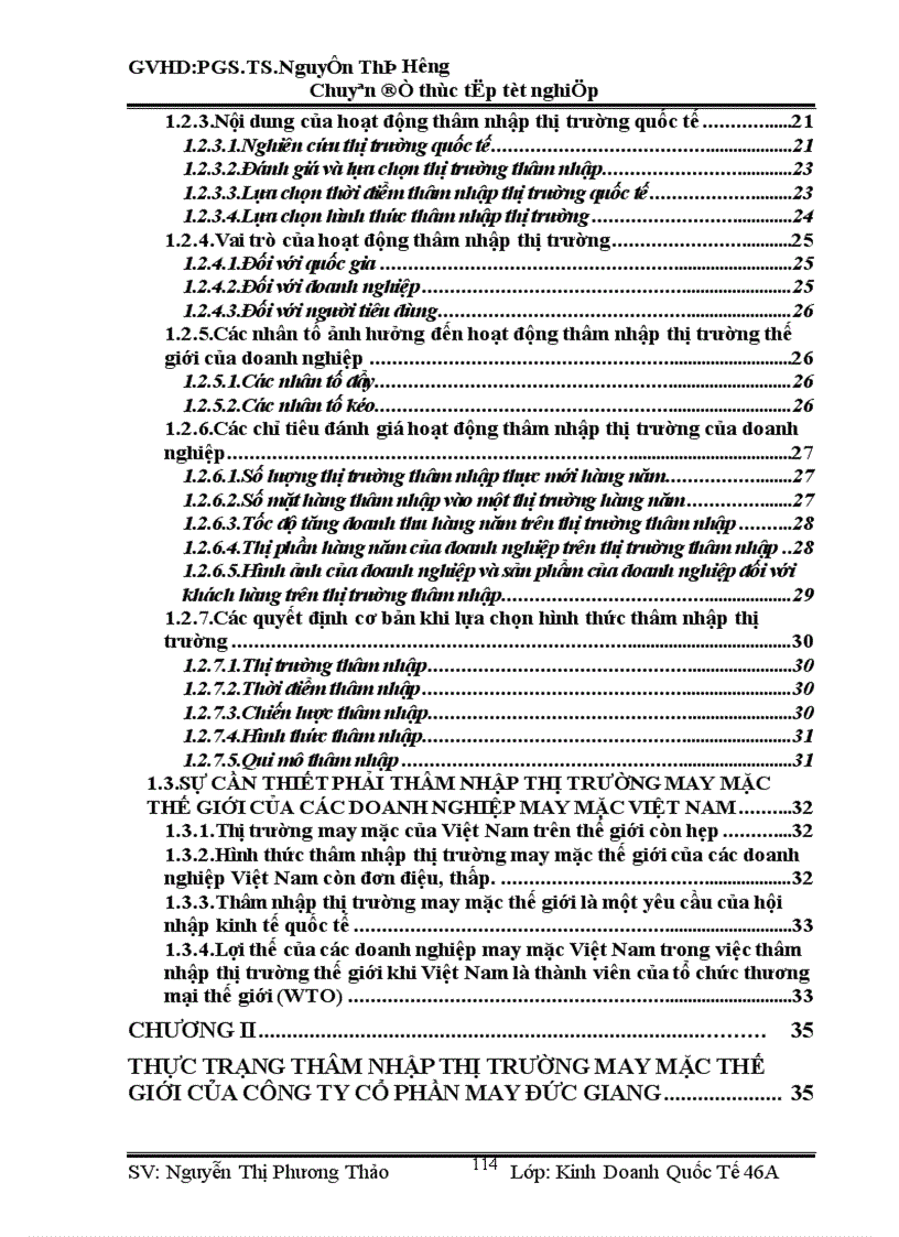 image for page Thâm nhập thị trường may mặc thế giới của công ty cổ phần may Đức Giang