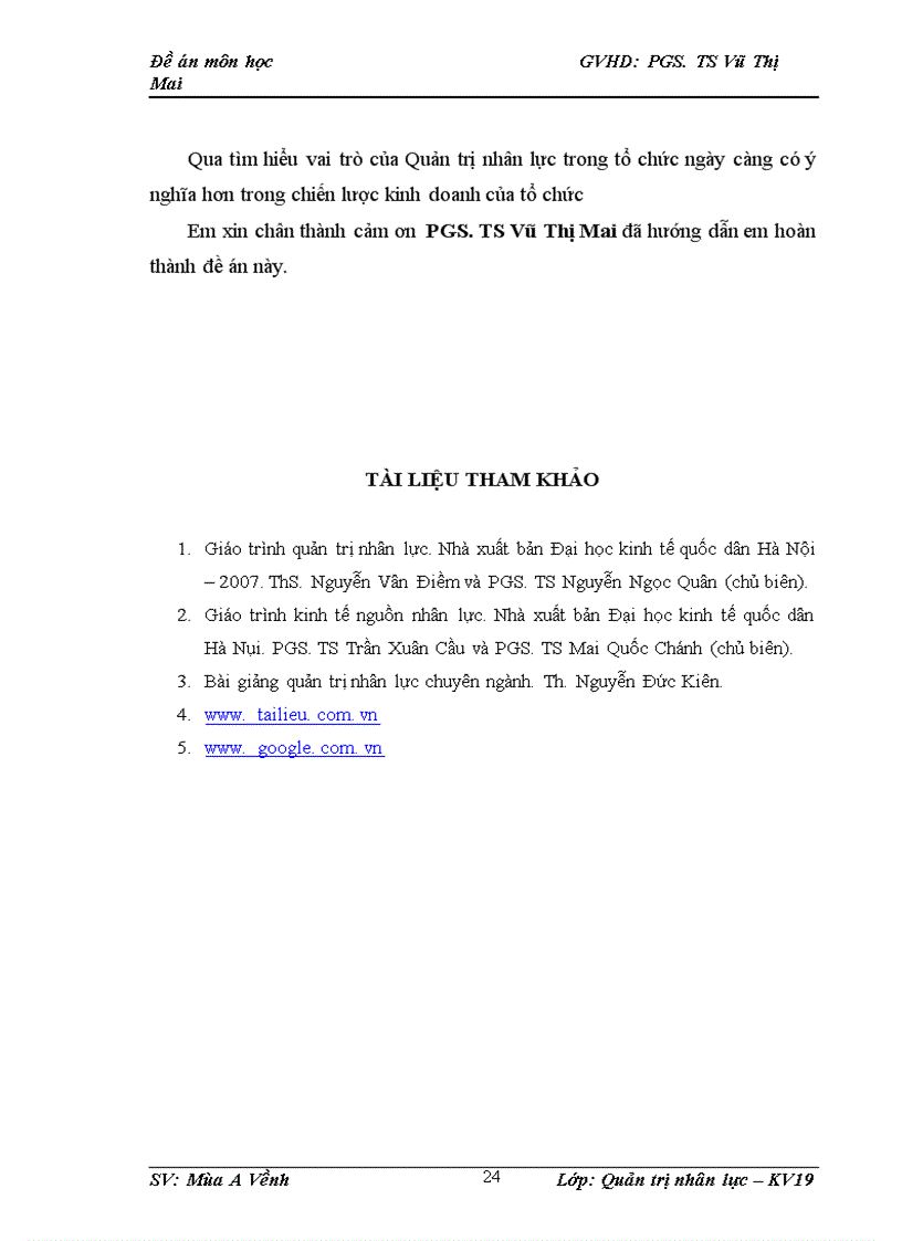 image for page Vai trò của quản trị nhân lực trong tổ chức ngày nay 1