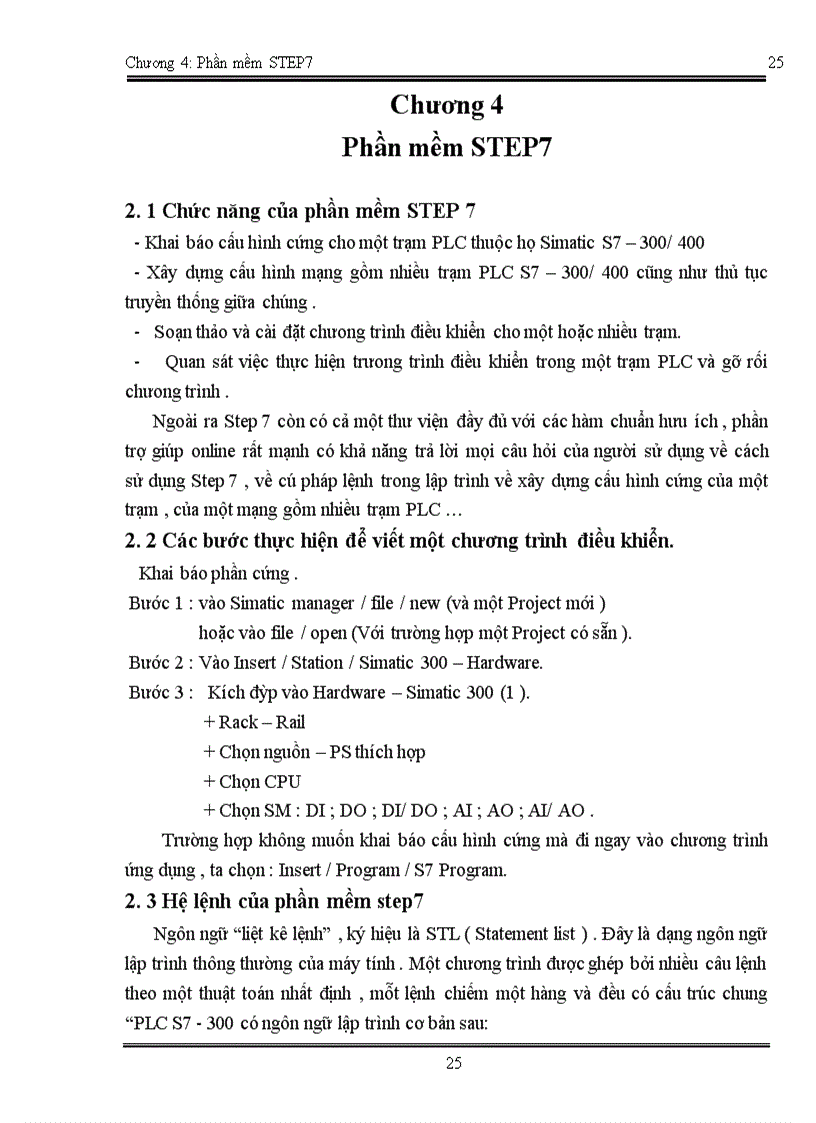 image for page Phần mềm STEP7