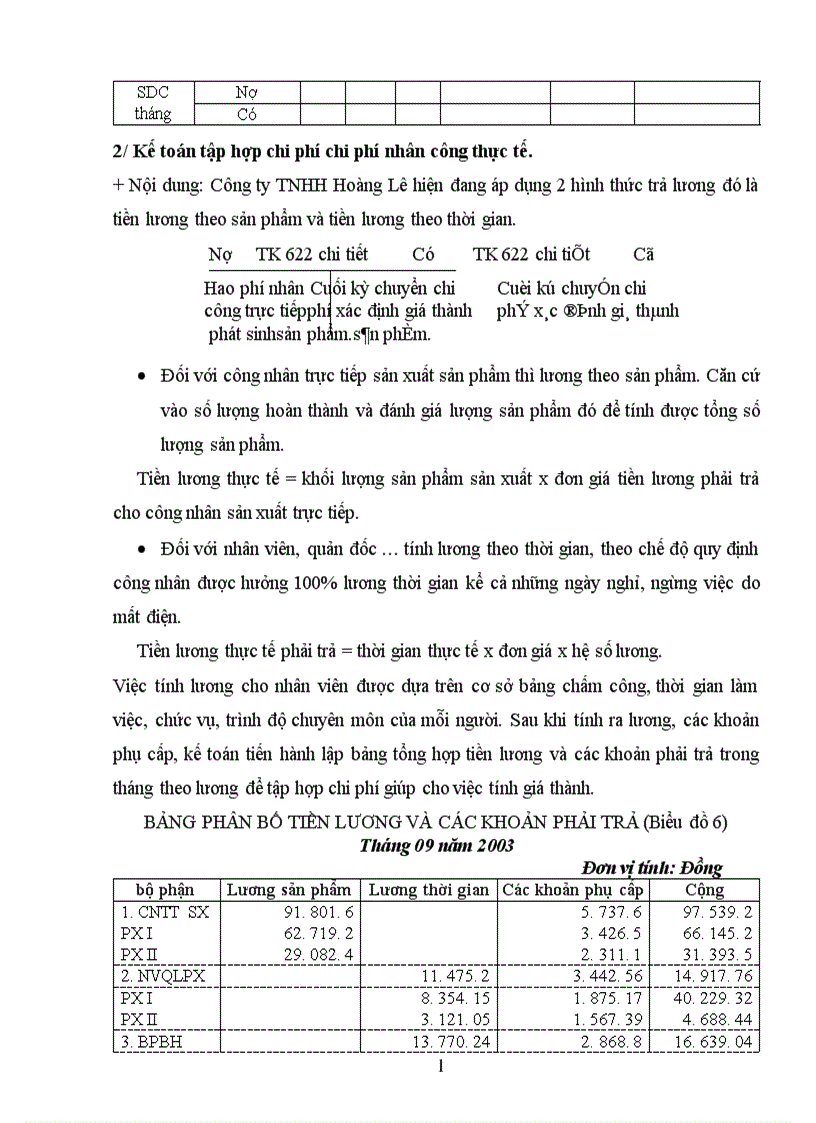 image for page Hạch toán chi phí sản xuất và tính giá thành sản phẩm tại công ty TNHH Thương mại Hoàng Lê