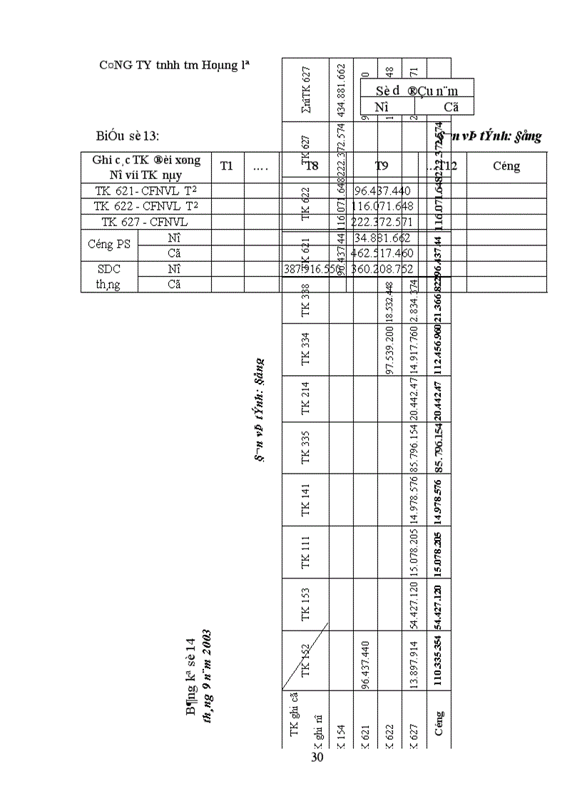 image for page Hạch toán chi phí sản xuất và tính giá thành sản phẩm tại công ty TNHH Thương mại Hoàng Lê