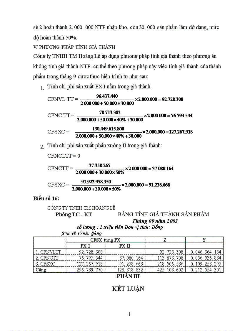 image for page Hạch toán chi phí sản xuất và tính giá thành sản phẩm tại công ty TNHH Thương mại Hoàng Lê