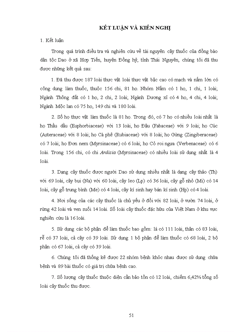 image for page Điều tra cây thuốc được sử dụng theo kinh nghiệm của đồng bào dân tộc Dao ở xã Hợp Tiến huyện Đồng Hỷ tỉnh Thái Nguyên