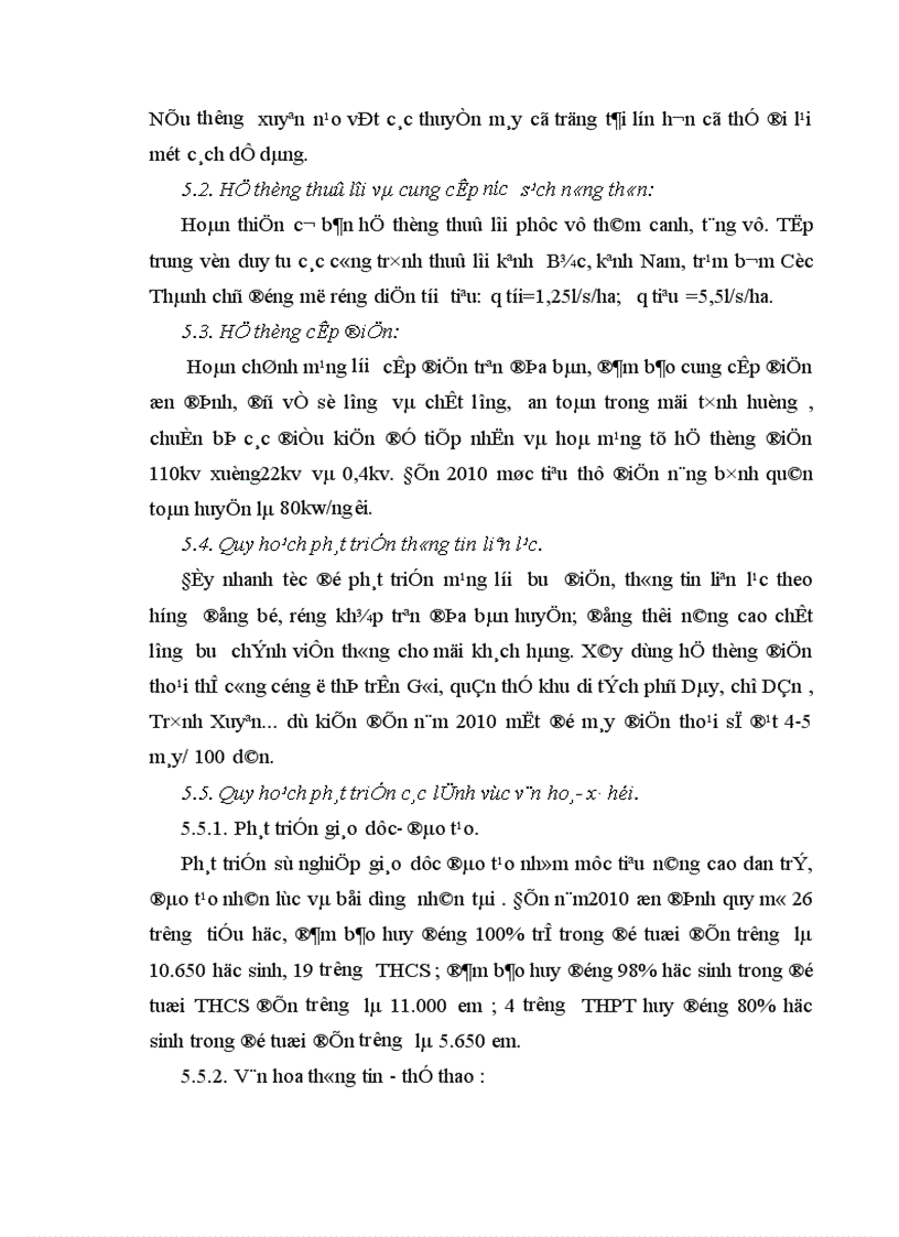 image for page Phát triển kinh tế xã hội huyện vụ bản thời kỳ đến năm 2010 1