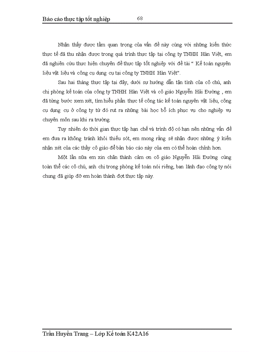 image for page Kế toán nguyên liệu vật liệu và công cụ dụng cụ tại công ty TNHH Hàn Việt 1