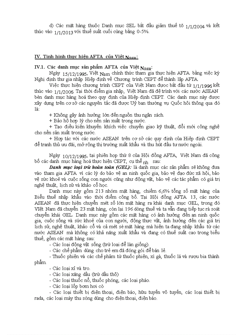 image for page Doanh nghiệp Việt Nam trong tiến trình thực hiện AFTA và khả Năng đẩy nhanh thực hiện các cam kết