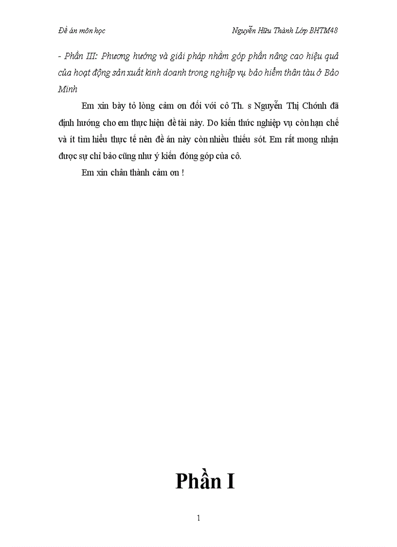image for page Nghiệp vụ bảo hiểm thân tàu và tình hình kinh doanh tại tổng công ty cổ phần bảo hiểm Bảo Minh 1