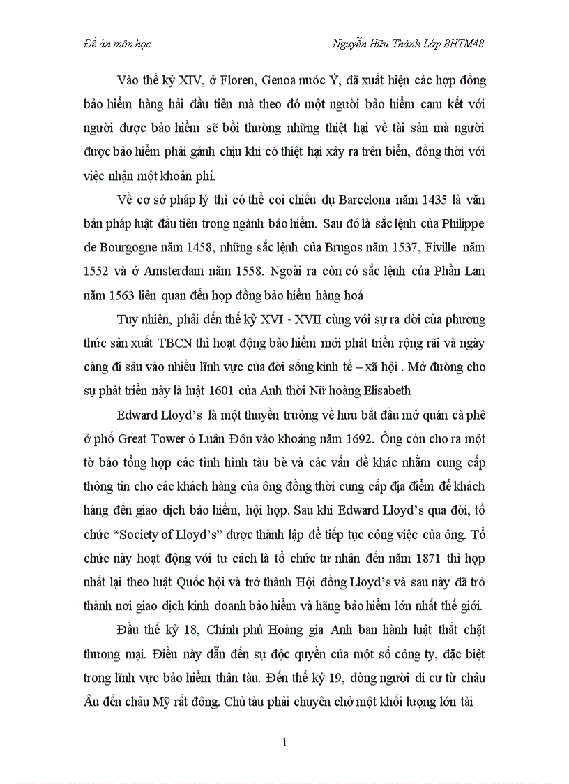 image for page Nghiệp vụ bảo hiểm thân tàu và tình hình kinh doanh tại tổng công ty cổ phần bảo hiểm Bảo Minh 1