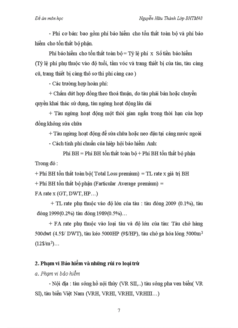 image for page Nghiệp vụ bảo hiểm thân tàu và tình hình kinh doanh tại tổng công ty cổ phần bảo hiểm Bảo Minh 1