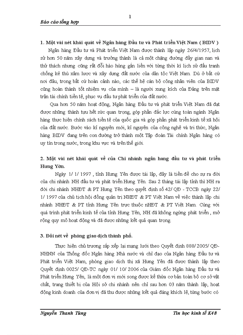 image for page Xây dựng hệ thống thông tin quản lý nhân sự của phòng giao dịch thành phố chi nhánh ngân hàng đầu tư và phát triển Hưng Yên
