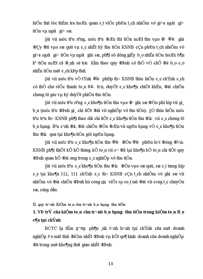 image for page Kiểm toán chu trình bán hàng thu tiền trong kiểm toán BCTC do Công ty Kiểm toán và Dịch vụ Tin học AISC thực hiện 1