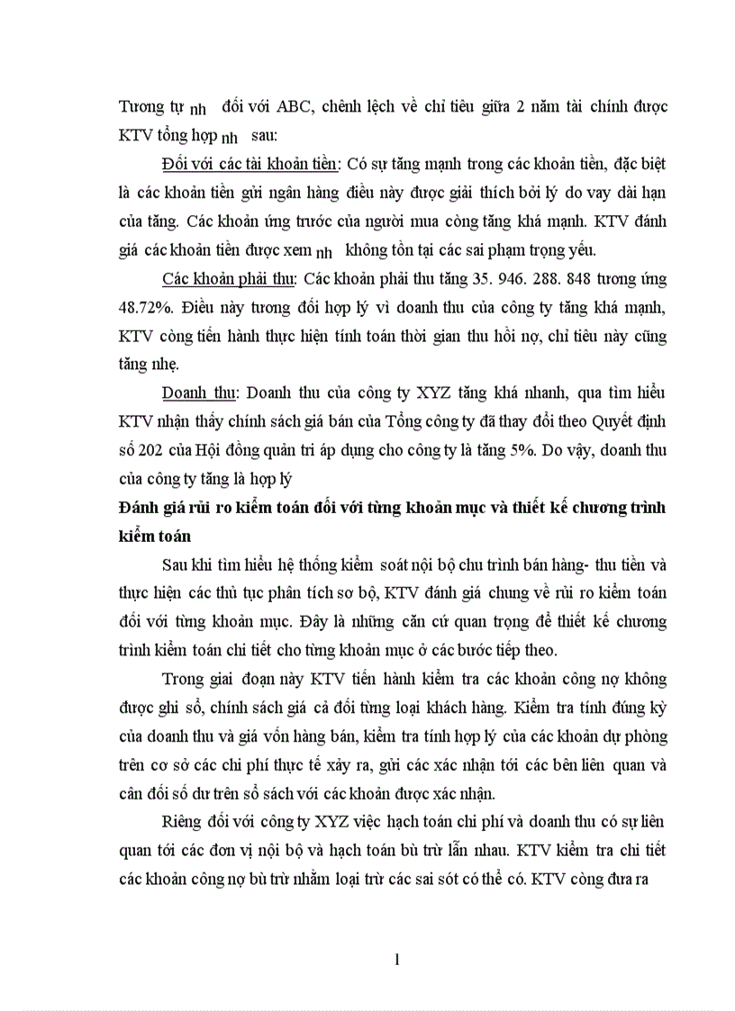 image for page Kiểm toán chu trình bán hàng thu tiền trong kiểm toán BCTC do Công ty Kiểm toán và Dịch vụ Tin học AISC thực hiện 1