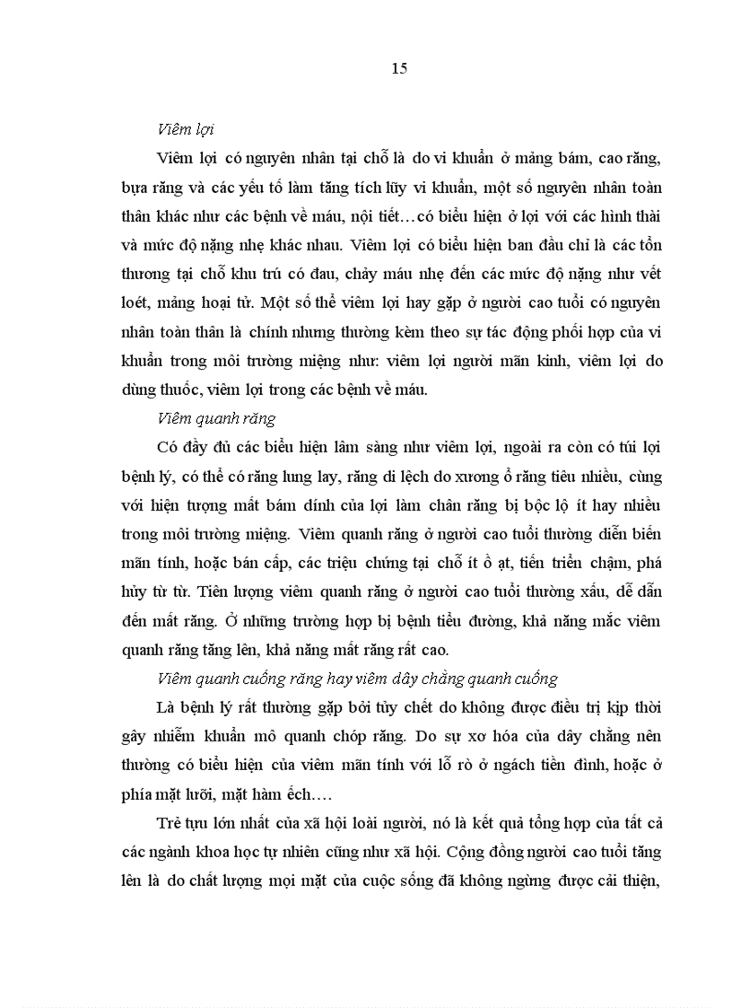 image for page Nghiên cứu thực trạng bệnh QR và nhu cầu điều trị của người cao tuổi ở một vùng nông thôn quận Hoàng Mai Hà Nội 1