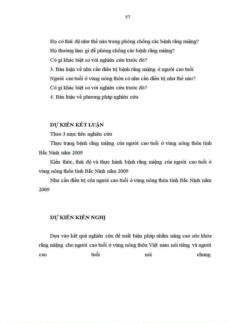 image for page Nghiên cứu thực trạng bệnh QR và nhu cầu điều trị của người cao tuổi ở một vùng nông thôn quận Hoàng Mai Hà Nội 1