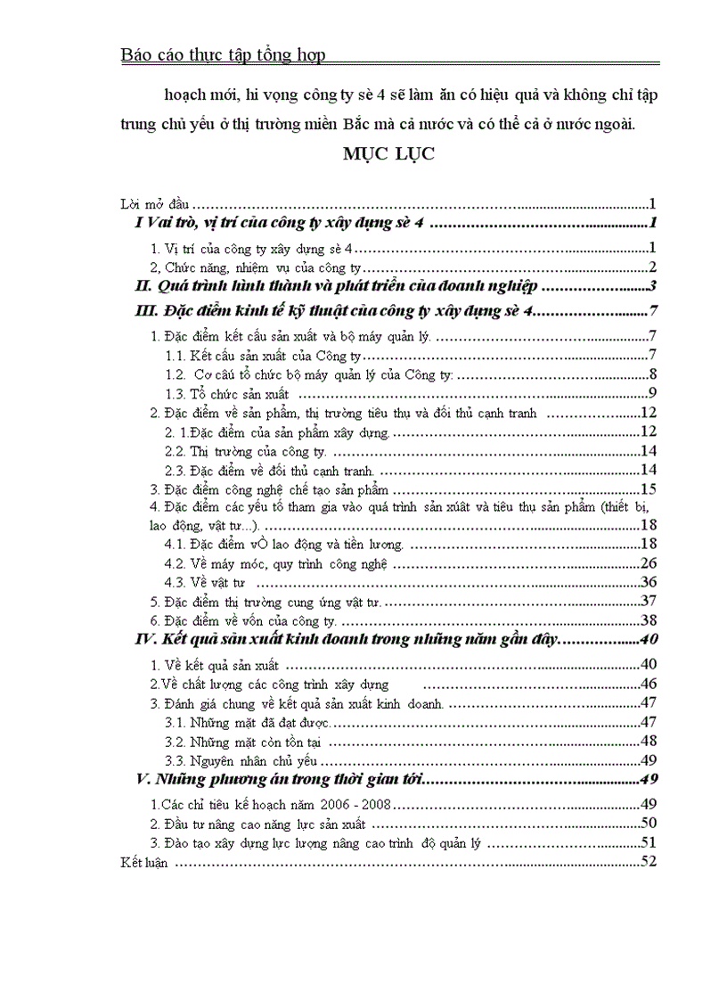 image for page Báo cáo thực tập tổng hợp tại Công ty xây dựng số 4