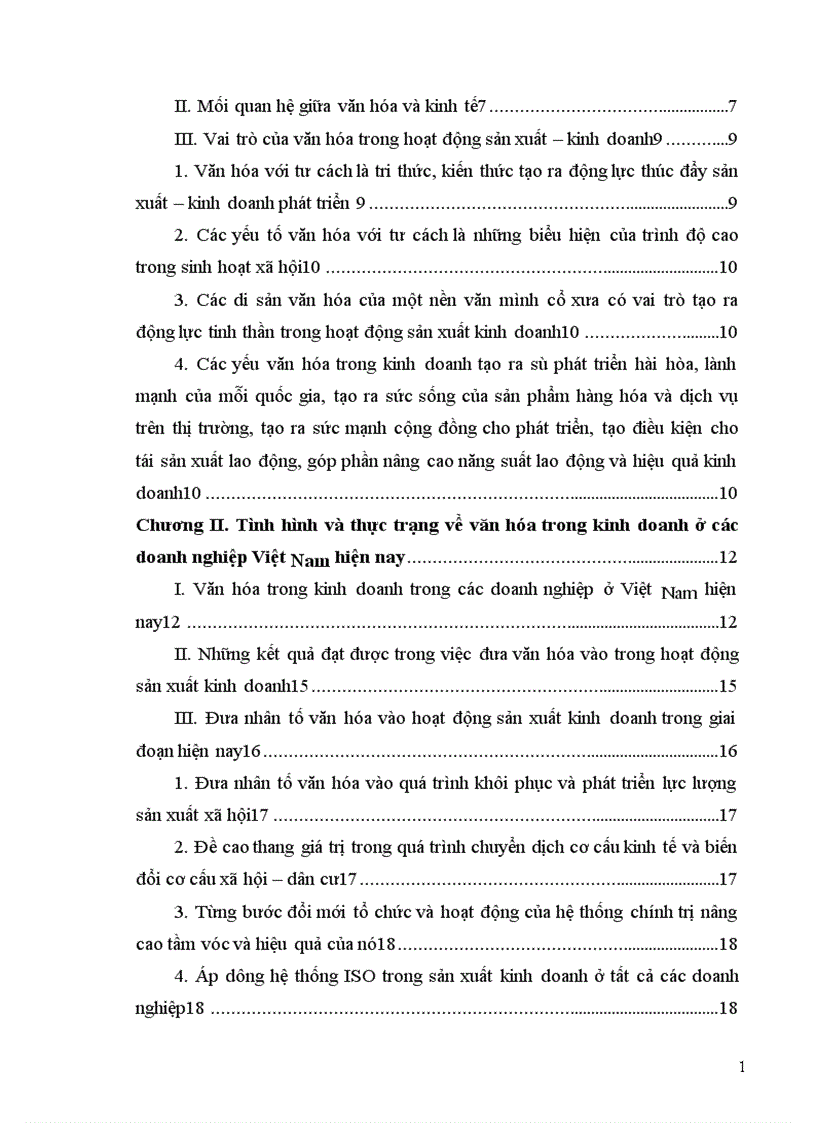 image for page Nguyên nhân phương hướng và một số giải pháp chủ yếu để đưa văn hoá vào trong hoạt động sản xuất kinh doanh ở nước ta hiện nay