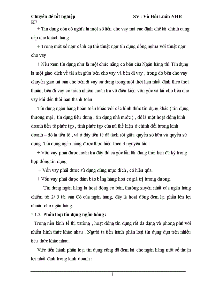 image for page Giải pháp nâng cao chất lượng tín dụng tại Ngân Hàng Đầu Tư và Phát Triển Việt Nam chi nhánh Quang Trung 1