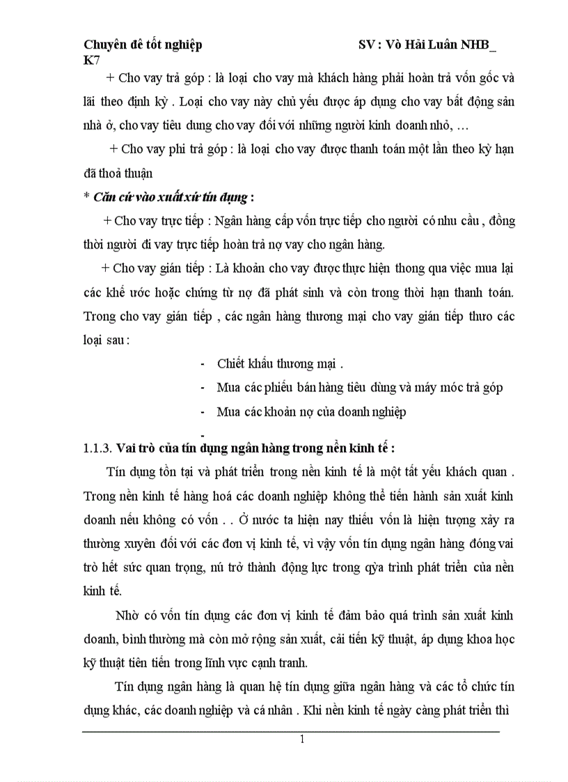 image for page Giải pháp nâng cao chất lượng tín dụng tại Ngân Hàng Đầu Tư và Phát Triển Việt Nam chi nhánh Quang Trung 1