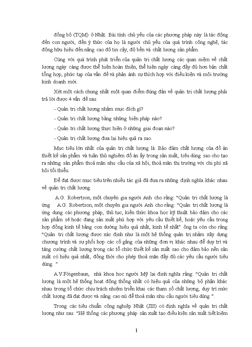 image for page Một số vấn đề về quản lý chất lượng trong các doanh nghiệp công nghiệp 1
