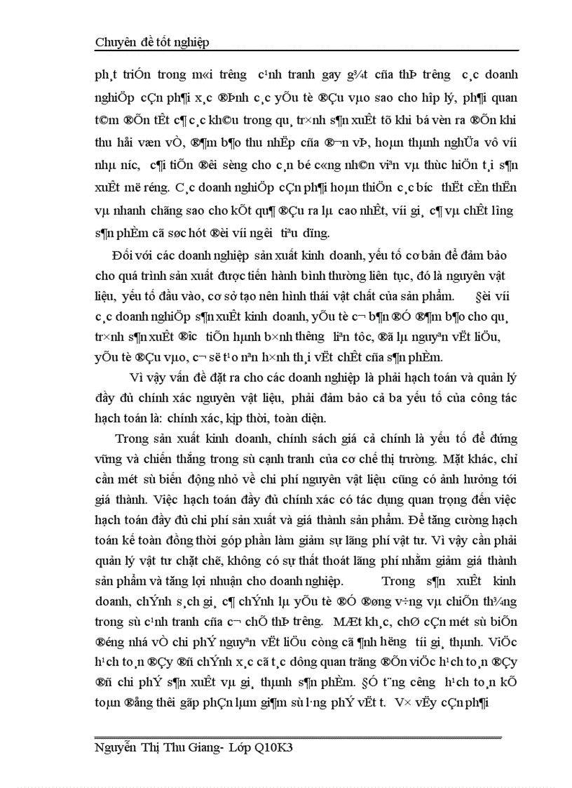 image for page Hoàn thiện công tác kế toán nguyên vật liệu tại Công ty Thăng Long TALIMEX 1
