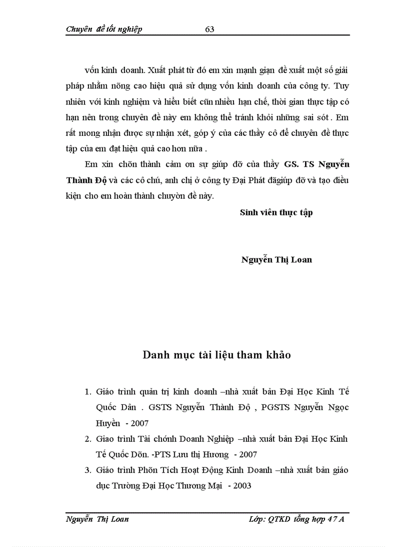 image for page Giải pháp nhằm nâng cao hiệu quả sử dụng vốn kinh doanh tại Công ty Cổ phần đầu tư xây dựng và thương mại Đại Phát