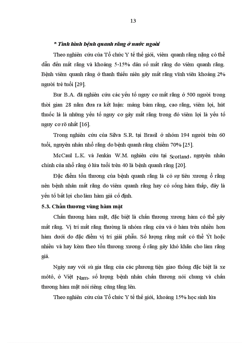 image for page Cập nhật tình trạng mất răng và nhu cầu phục hình mất răng bằng cầu cổ điển