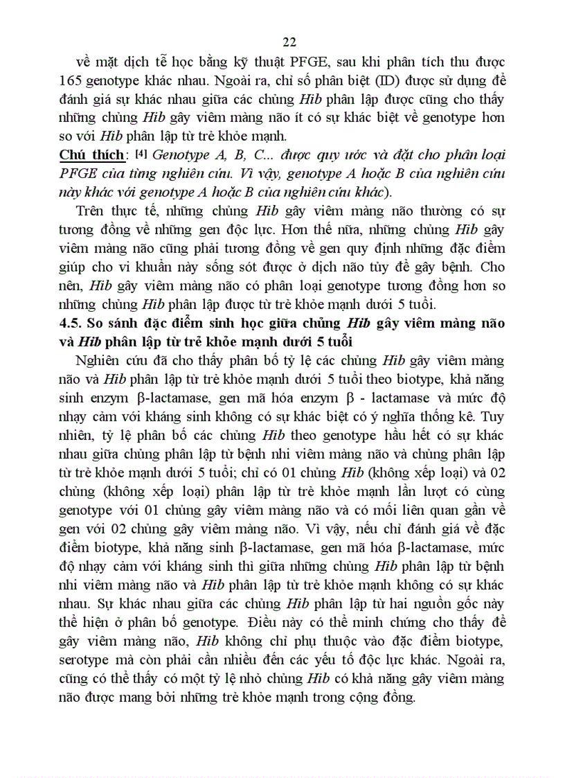 image for page Đặc điểm sinh học phân tử của Haemophilus influenzae typ b phân lập từ bệnh nhi viêm màng não dưới 5 tuổi và trẻ khỏe mạnh tại nhà trẻ mẫu giáo 1