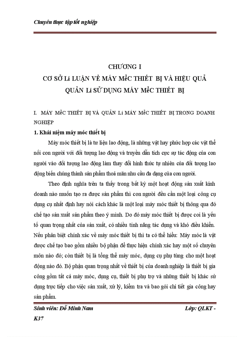 image for page Những điều kiện và giải pháp nhằm nâng cao hiệu quả quản lý sử dụng máy móc thiết bị tại công ty cổ phần và đầu tư xây dựng Việt Trung 1