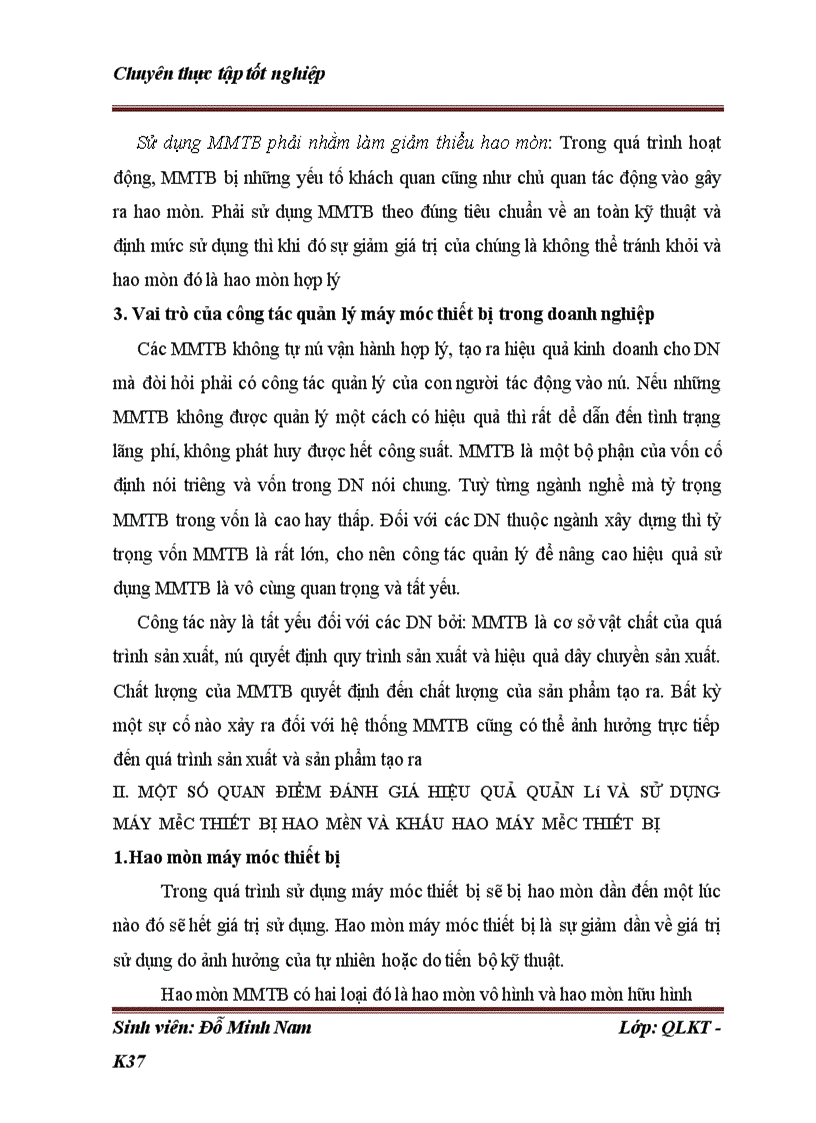 image for page Những điều kiện và giải pháp nhằm nâng cao hiệu quả quản lý sử dụng máy móc thiết bị tại công ty cổ phần và đầu tư xây dựng Việt Trung 1