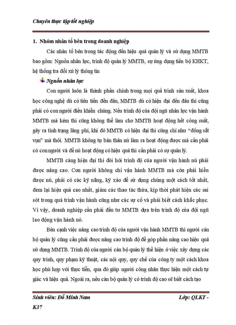 image for page Những điều kiện và giải pháp nhằm nâng cao hiệu quả quản lý sử dụng máy móc thiết bị tại công ty cổ phần và đầu tư xây dựng Việt Trung 1
