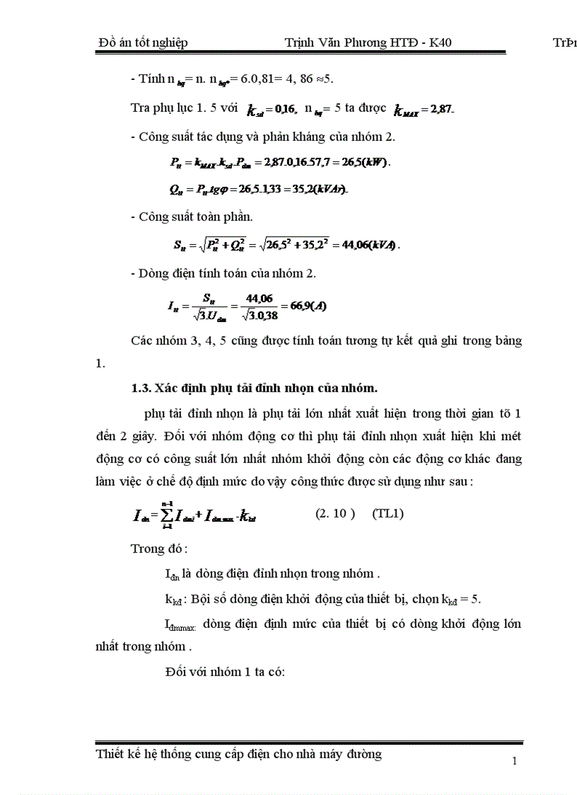 image for page Thiết kế mạng hạ áp cho phân xưởng sửa chữa cơ khí
