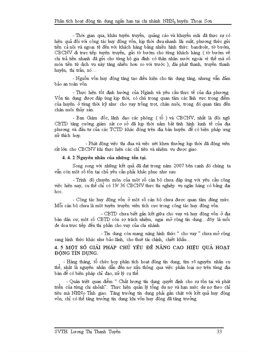 image for page Phân tích hoạt động tín dụng ngắn hạn tại chi nhánh ngân hàng nông nghiệp và phát triển nông thôn huyện thoại sơn