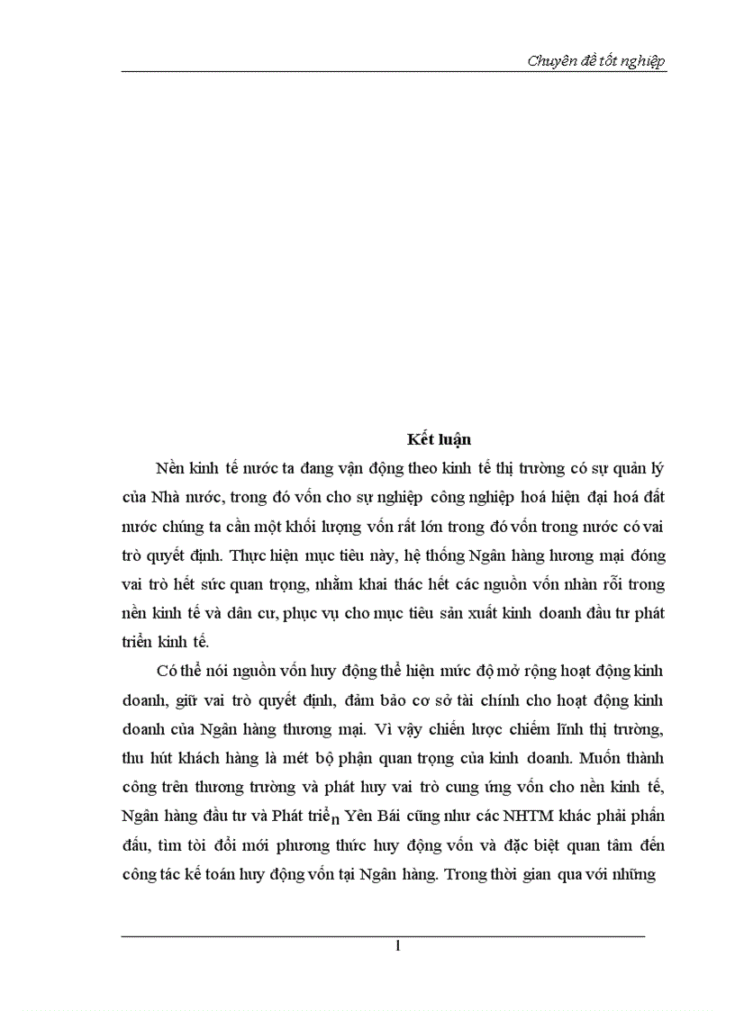 image for page Một số giải pháp nhằm nâng cao hiệu quả huy động vốn tại Chi nhánh Ngân hàng Đầu tư và Phát triển Yên Bái 1