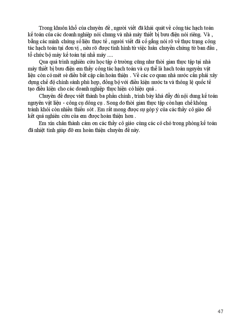 image for page Hạch Toán Kế Toán Nguyên Vật Liệu Công Cụ Dụng Cụ