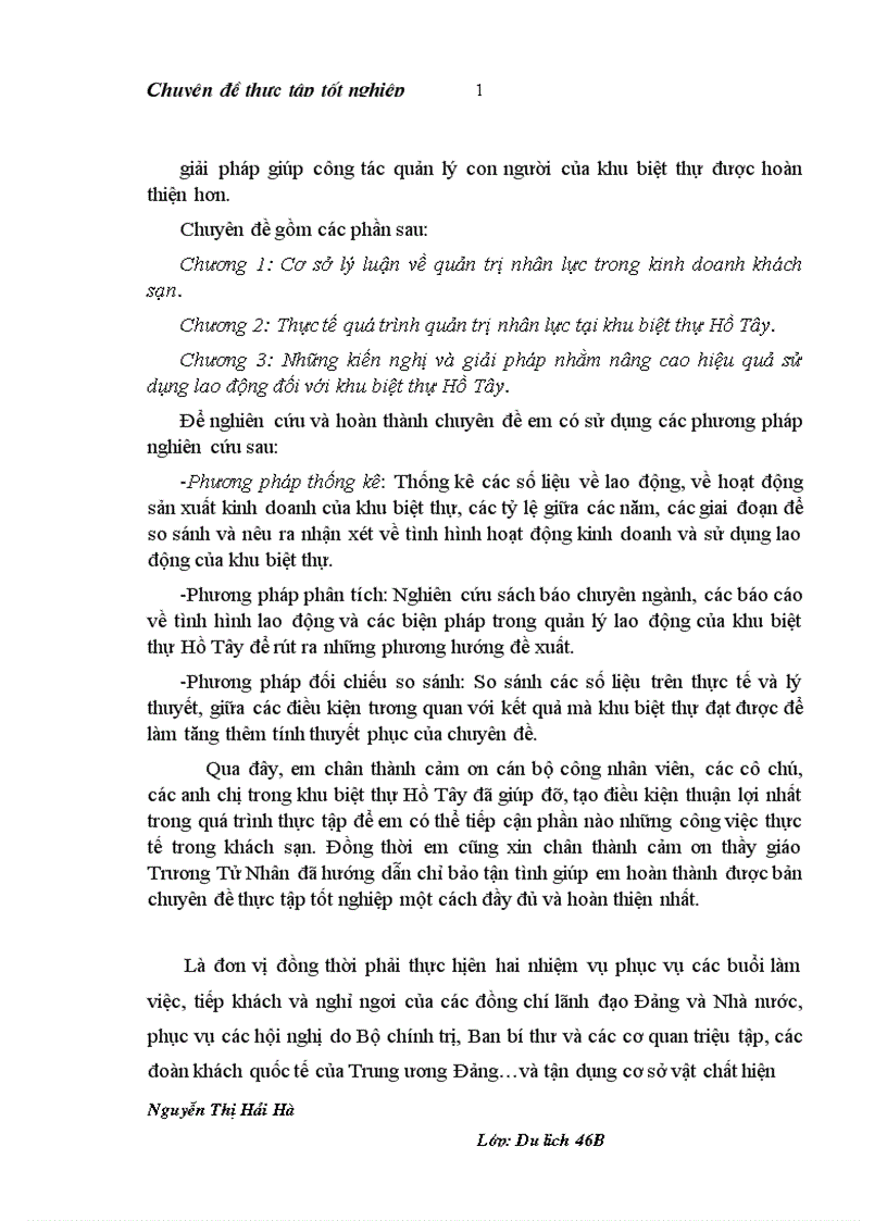 image for page Hoàn thiện công tác quản trị nhân lực tại khu biệt thự Hồ Tây