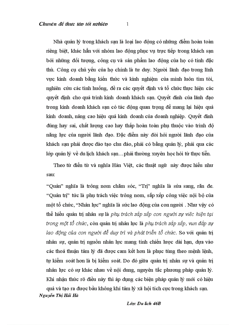 image for page Hoàn thiện công tác quản trị nhân lực tại khu biệt thự Hồ Tây