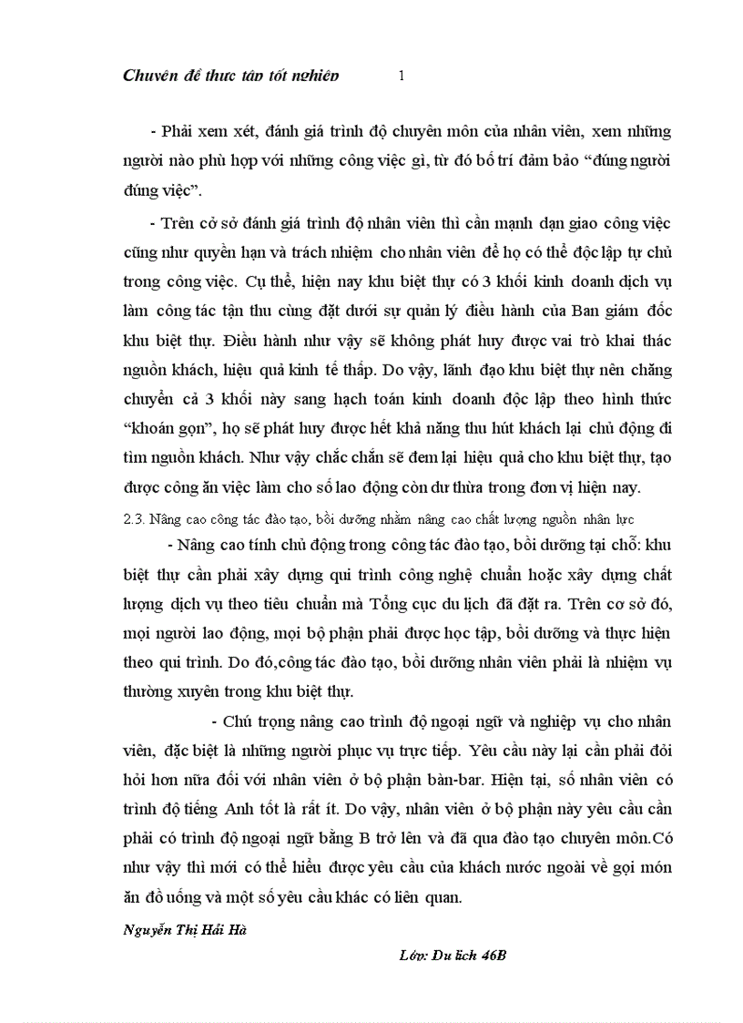 image for page Hoàn thiện công tác quản trị nhân lực tại khu biệt thự Hồ Tây