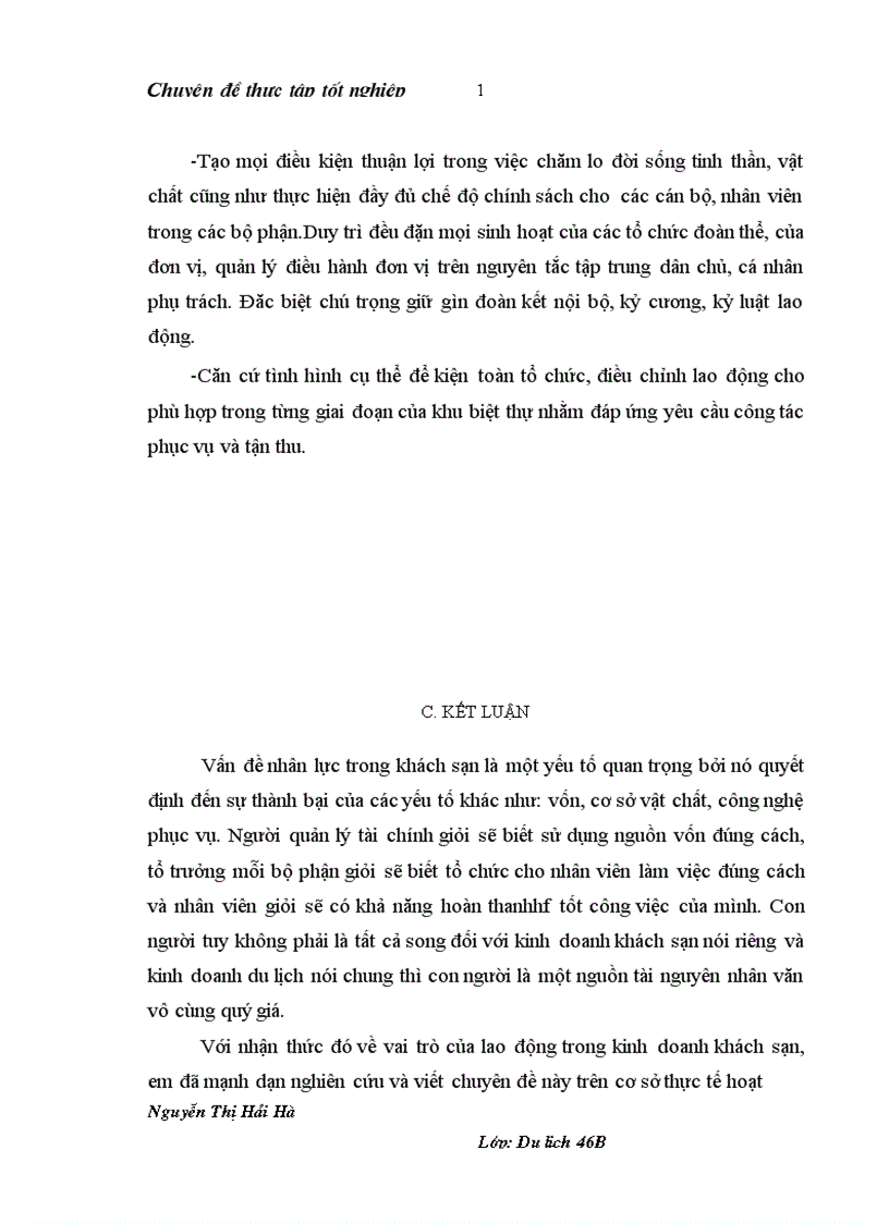image for page Hoàn thiện công tác quản trị nhân lực tại khu biệt thự Hồ Tây