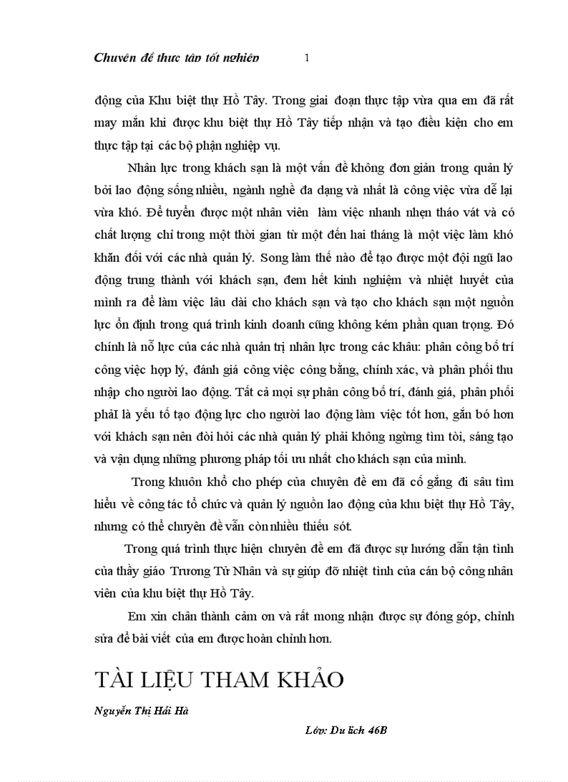 image for page Hoàn thiện công tác quản trị nhân lực tại khu biệt thự Hồ Tây