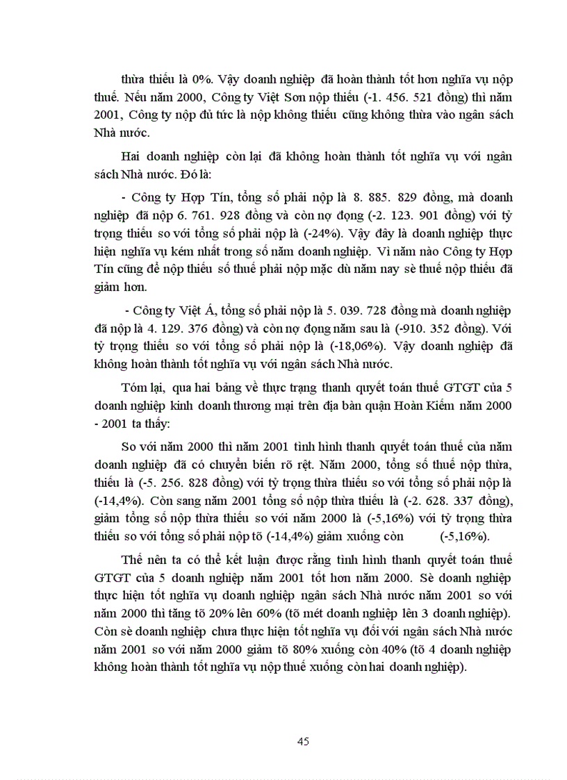 image for page Tình hình thực hiện luật thuế GTGT của một số doanh nghiệp kinh doanh thương mại trên địa bàn Quận Hoàn Kiếm Hà Nội 1