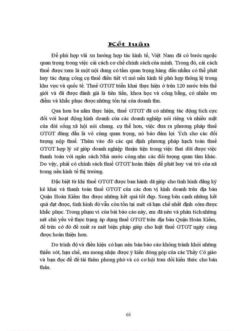 image for page Tình hình thực hiện luật thuế GTGT của một số doanh nghiệp kinh doanh thương mại trên địa bàn Quận Hoàn Kiếm Hà Nội 1