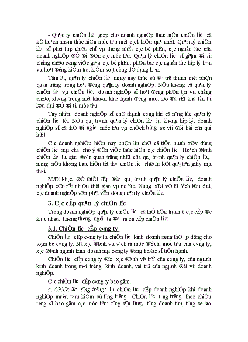 image for page Một số giải pháp hoàn thiện công tác quản lý chiến lược của Tổng công ty Bưu chính viễn thông Việt Nam 1