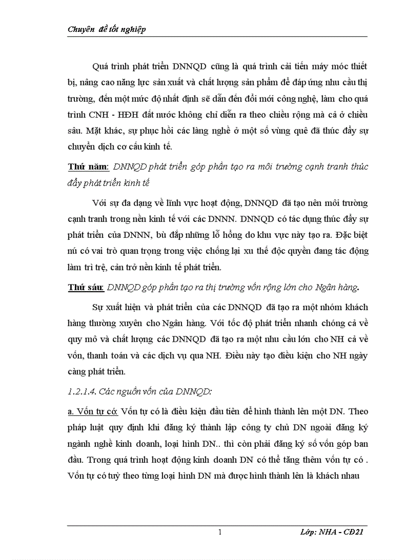 image for page Giải pháp mở rộng hoạt động Tín dụng đối với các Doanh nghiệp Ngoài Quốc doanh tại VP Bank chi nhánh Giảng Võ 1