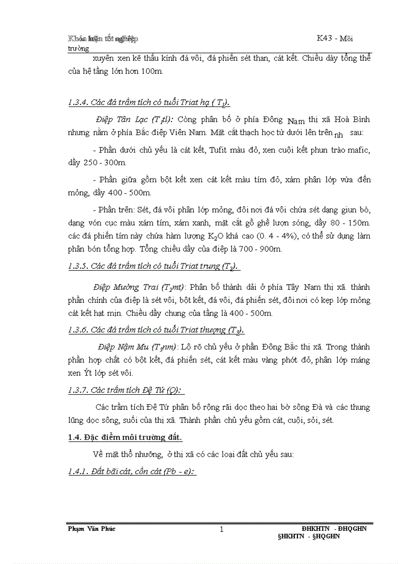 image for page Đánh giá hiện trạng chất lượng môi trường và một số kiến nghị bảo vệ môi trường sinh thái thị xã Hòa Bình