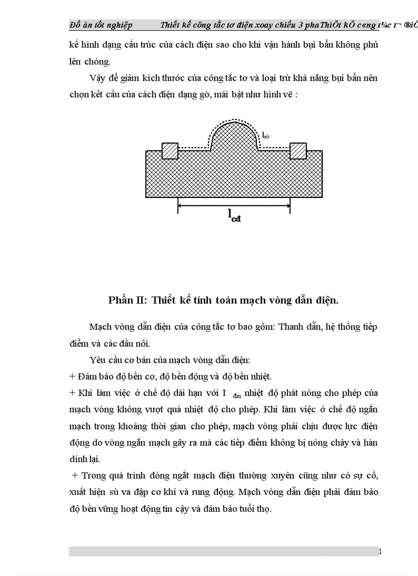 image for page Thiết kế công tắc tơ điện xoay chiều 3 pha