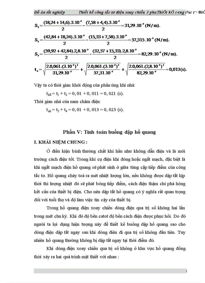 image for page Thiết kế công tắc tơ điện xoay chiều 3 pha