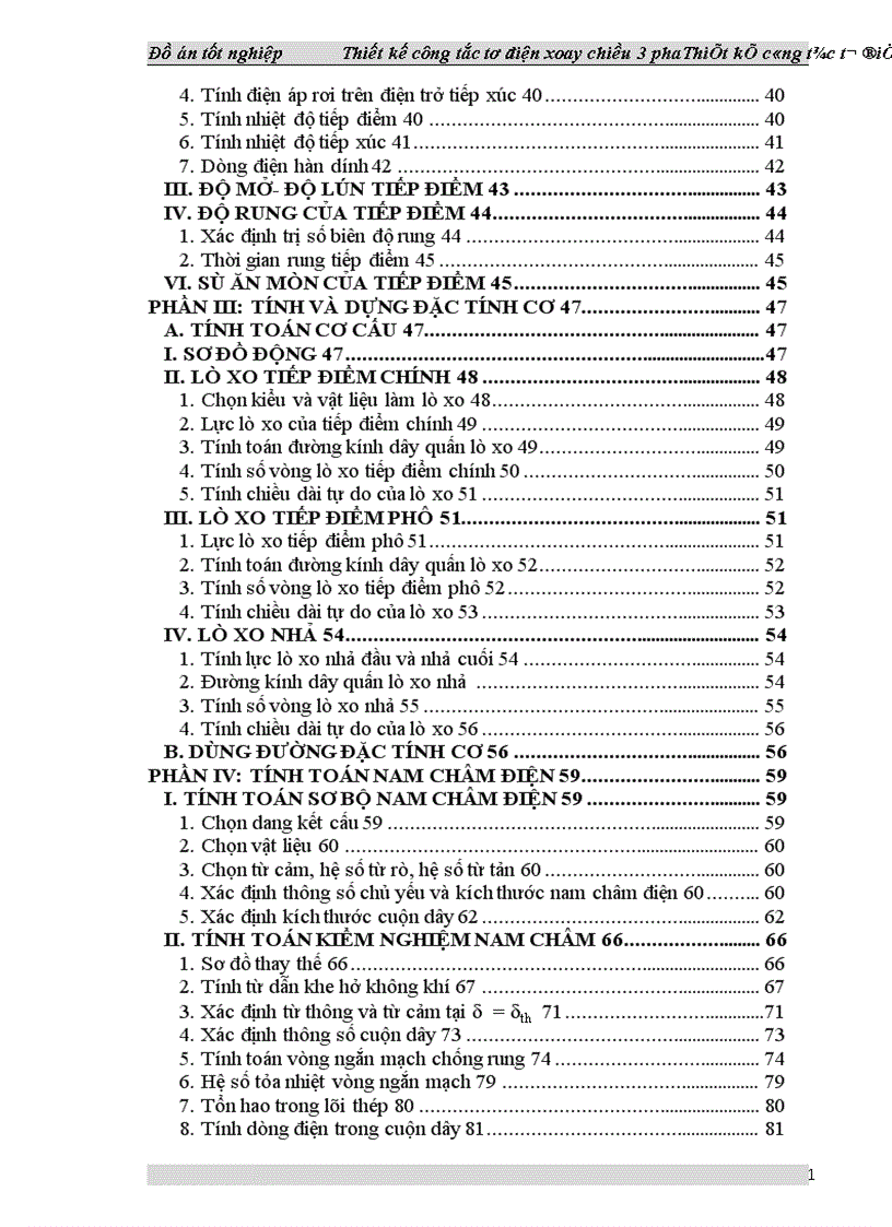 image for page Thiết kế công tắc tơ điện xoay chiều 3 pha