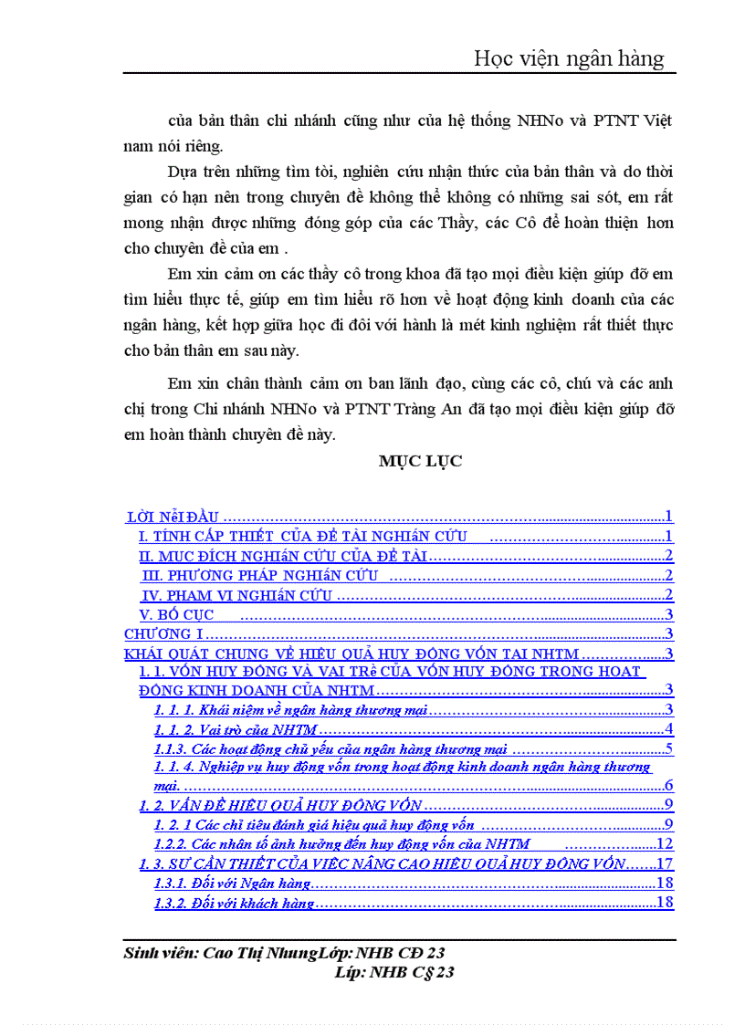 image for page Giải pháp nâng cao hiệu quả huy động vốn tại chi nhánh NHNNo PTNT Tràng An