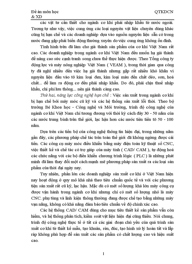 image for page Một số giải pháp nhằm nâng cao khả năng cạnh tranh của ngành cơ khí Việt Nam 1